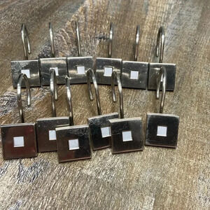 Set of 12 Shower Curtain  Hooks